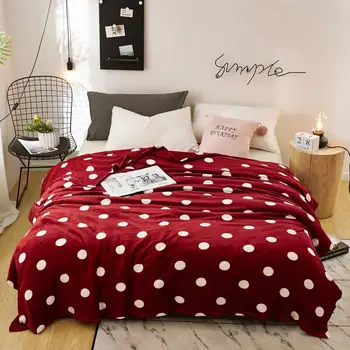 Červená Flanelové Deka gauč posteľná bielizeň hodiť deka zimné mäkkú deku dospelých twin plný kráľovná kráľ kvalitné tenké dievčatá prikrývky