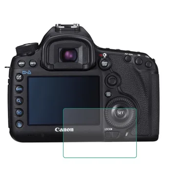 Tvrdené Sklo Chránič pre Canon 5D3 5D2 7D 7DII 1DSIII 70 D 60D 700D DSLR Fotoaparát, na LCD Obrazovke Ochranný Film Stráže Ochrany