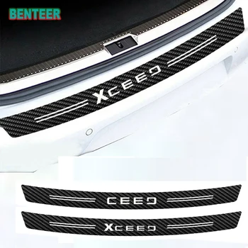 Carbon fiber Auto nárazníka Chránič nálepky auto styling Pre Kia Ceed GT XCEED
