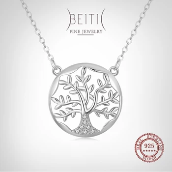 Beitil Kole Ročníka Kolo Strom Života Skutočné 925 Sterling Silver Módny Náhrdelník Pre Jemné Ženské Módne Šperky